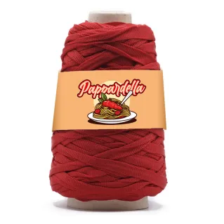 Pappardella Ruban souple pour sacs et accessoires 200g Rosso