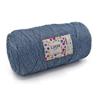 Lycra Print sfumata fettuccia elastica in bobina 300g Denim