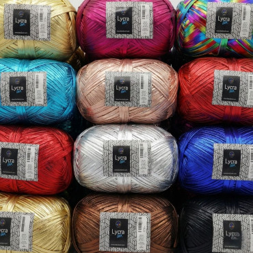 Lycra Lux fettuccia elastica effetto satinato luminoso 300g