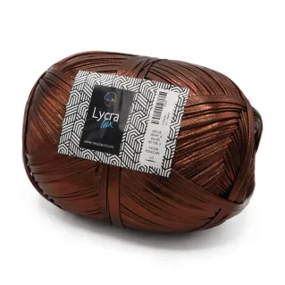 Lycra Lux elastic Ribbon with glossy satin effect 300g Bronzo