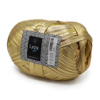 Lycra Lux Trapillo elástico efecto satinado luminoso 300g Gold