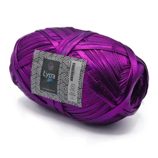 Lycra Lux Trapillo elástico efecto satinado luminoso 300g Viola