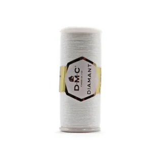 Fil Diamant DMC pour broderie 35 m D5200 Bianco