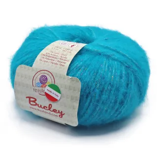 Bucley mélange laine lurex pelote 50g Turchese multicolor