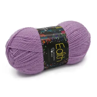 Edith mezcla de lana ovillo 100g Glicine