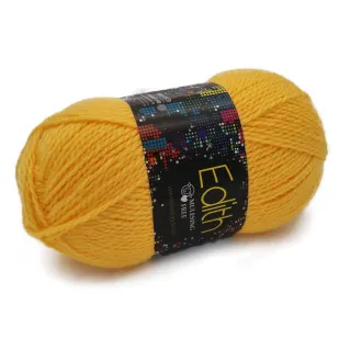 Edith mezcla de lana ovillo 100g Giallo