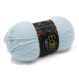 Edith mélange laine pelote 100g Celeste