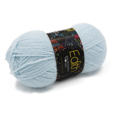 Edith misto lana gomitolo 100g Celeste