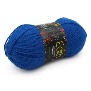 Edith wool blend yarn ball 100g Bluette