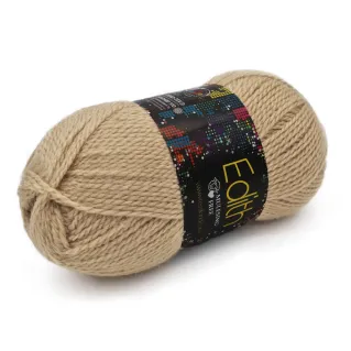 Edith wool blend yarn ball 100g Beige