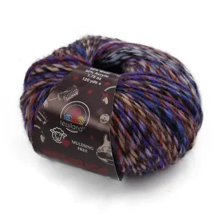 Metallica mezcla de lana degradada con inserto brillante ovillo 50g Loopblue
