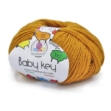 BabyKey misto lana gomitolo 50g Senape
