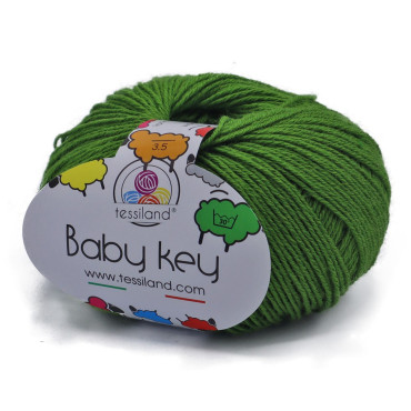 BabyKey misto lana gomitolo 50g Verde