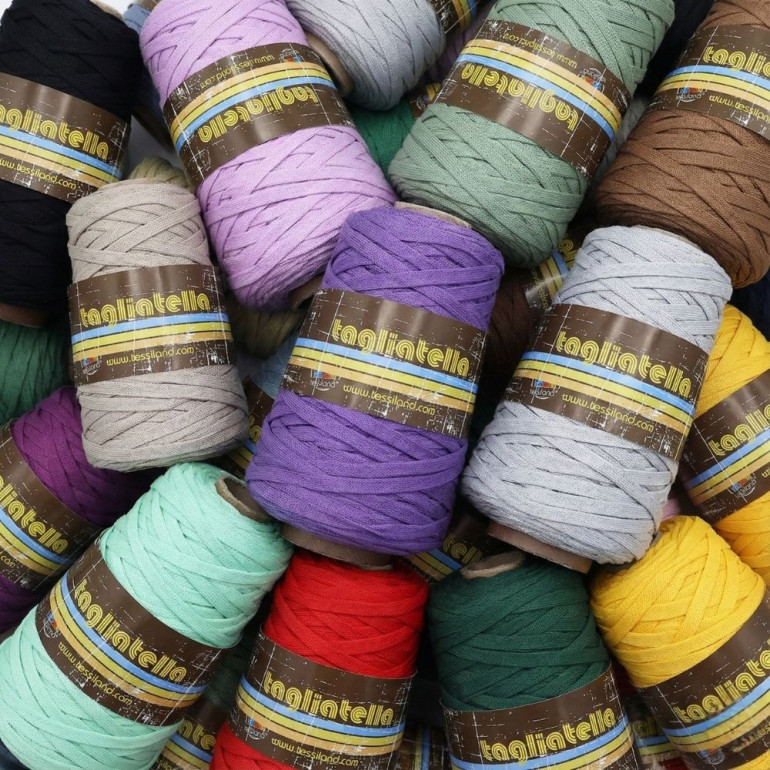 Tagliatella fettuccia tubolare per borse e arredo 200g