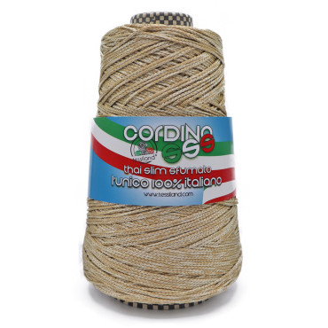 Thai Slim Cordino italiano in rocca per borse 200g Noce