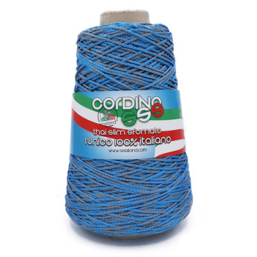 Thai Slim Cordino italiano in rocca per borse 200g Sky