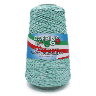 Thai Slim Sfumato Cordino italiano in rocca per borse 200g Menta