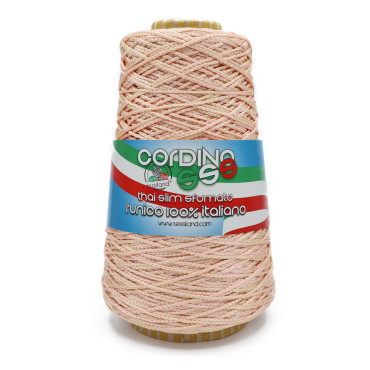 Thai Slim Cordino italiano in rocca per borse 200g Pompelmo rosa