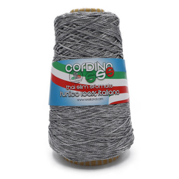 Thai Slim Cordino italiano in rocca per borse 200g Silver