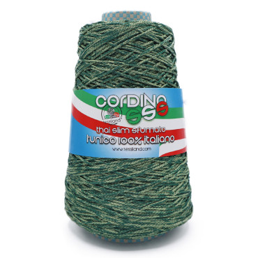 Thai Slim Sfumato Cordino italiano in rocca per borse 200g Avocado