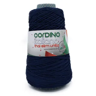 Thai Slim cordón italiano en Cono para bolsos 200g Blu