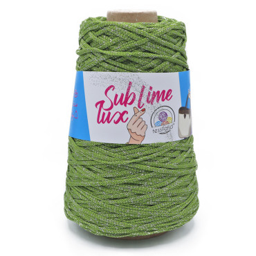 Thai Sublime Lux cordino premium lurex per borse 200g Pistacchio