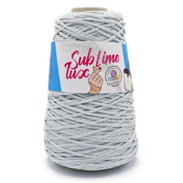 Thai Sublime Lux cordino premium lurex per borse 200g Bianco ghiaccio