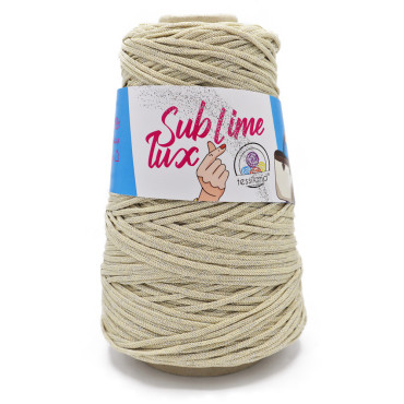 Thai Sublime Lux cordino premium lurex per borse 200g Beige