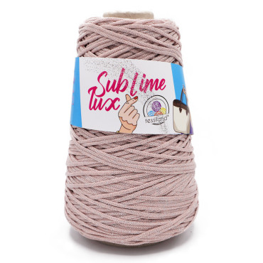 Thai Sublime Lux cordino premium lurex per borse 200g Cipria