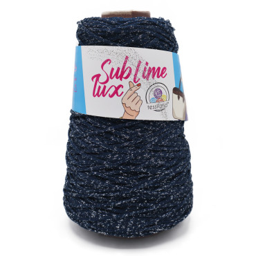 Thai Sublime Lux cordino premium lurex per borse 200g Blu marine