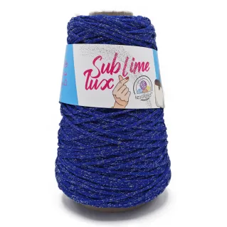 Thai Sublime Lux cordón premium con lúrex para bolsos 200g Bluette