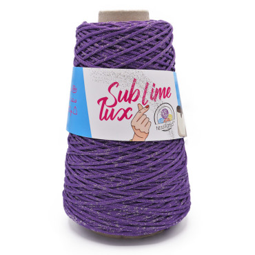 Thai Sublime Lux cordino premium lurex per borse 200g Viola