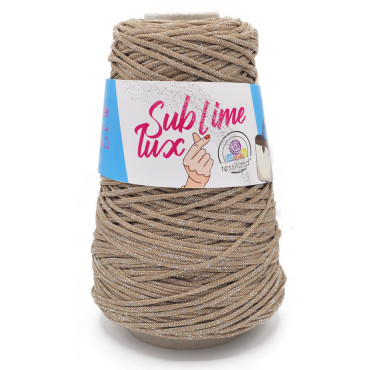 Thai Sublime Lux cordino premium lurex per borse 200g Nocciola
