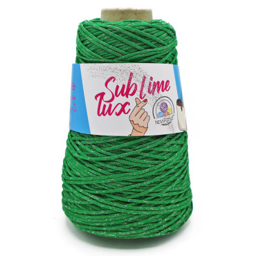 Thai Sublime Lux cordino premium lurex per borse 200g Verde