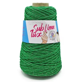 Thai Sublime Lux premium lurex cord for bags 200g Verde
