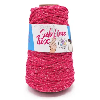 Thai Sublime Lux cordón premium con lúrex para bolsos 200g Fucsia