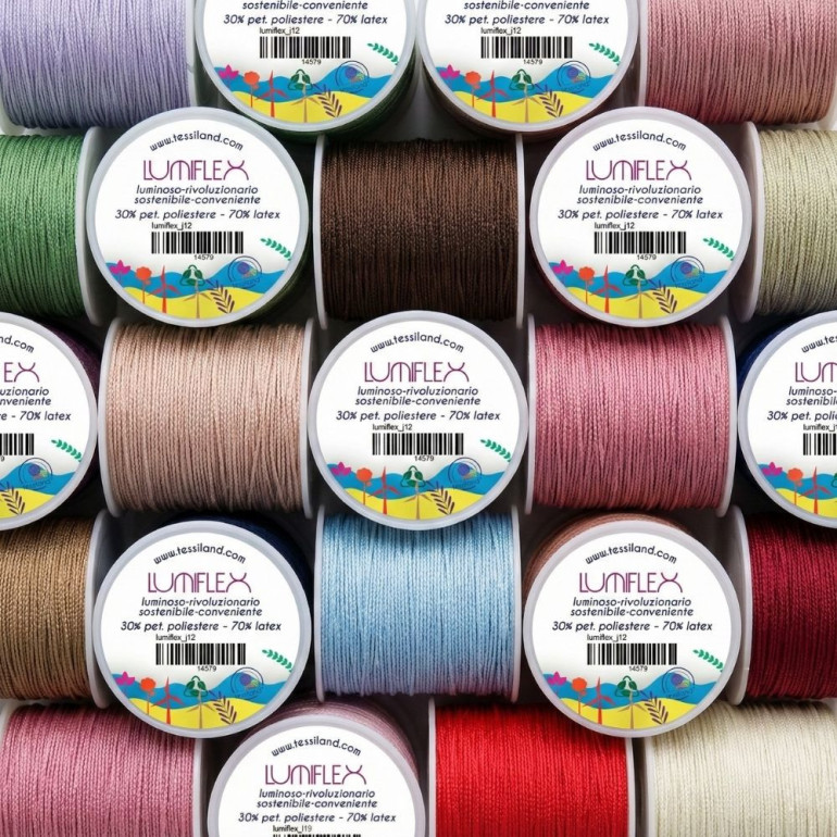 Filato Elastico per Bijoux Lumiflex Eco in PET 50m