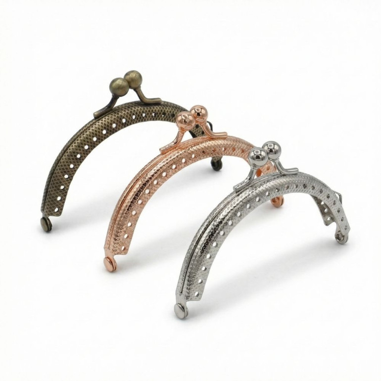 Chiusura clic clac portamonete 8,5cm nickel free