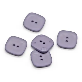 Bouton Square 5 pièces Gris