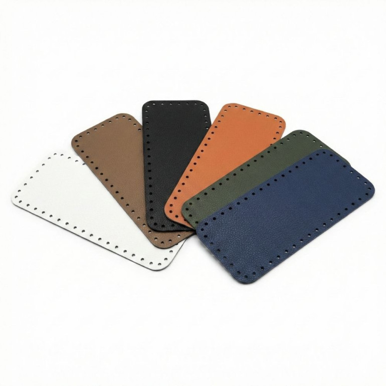 Fondo borsa square 27X11 in ecopelle Color Match made in Italy