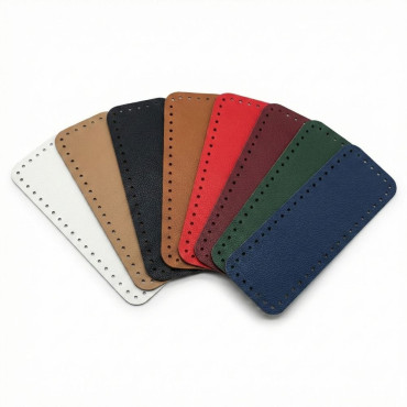 Fondo borsa square 30X10 in ecopelle Color Match made in Italy