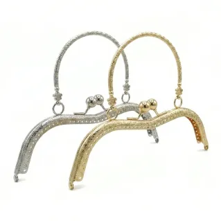 Chiusura clic clac Glam con manico 19 cm | Tessiland