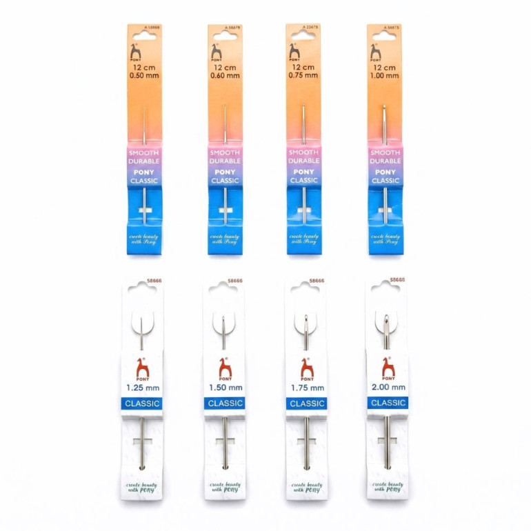 Uncinetto in acciaio Pony per lavori di precisione