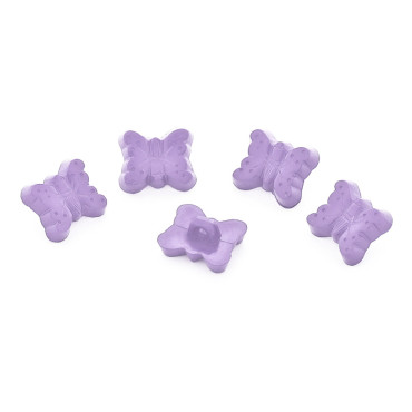 Bottoni Farfalla 12mm Lilla