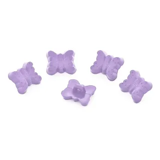 Butterfly Buttons 12mm Lilla