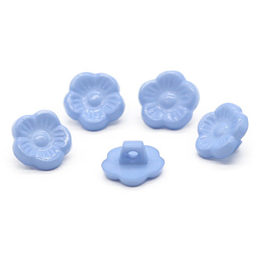 Button Lilac Fleur 1 pc Azzurro