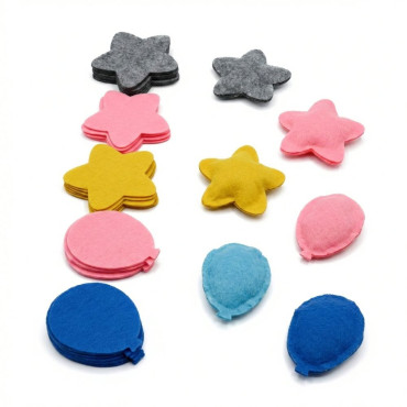 Applicazioni in pannolenci 3D taglio laser per decorazioni handmade