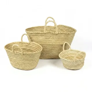 Sac Coffa en Palme Tressé Main à Décorer | Tessiland