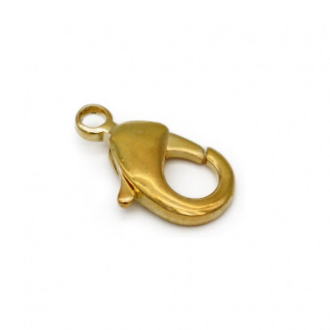 Moschettone chiusura per bijoux 27mm 1pz Oro