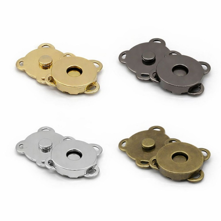 Bottone magnetico potente a 4 anelli per borse